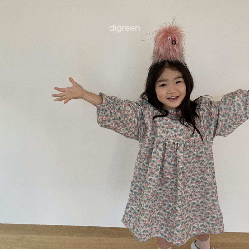 Digreen - Korean Children Fashion - #prettylittlegirls - Puling One-piece - 4