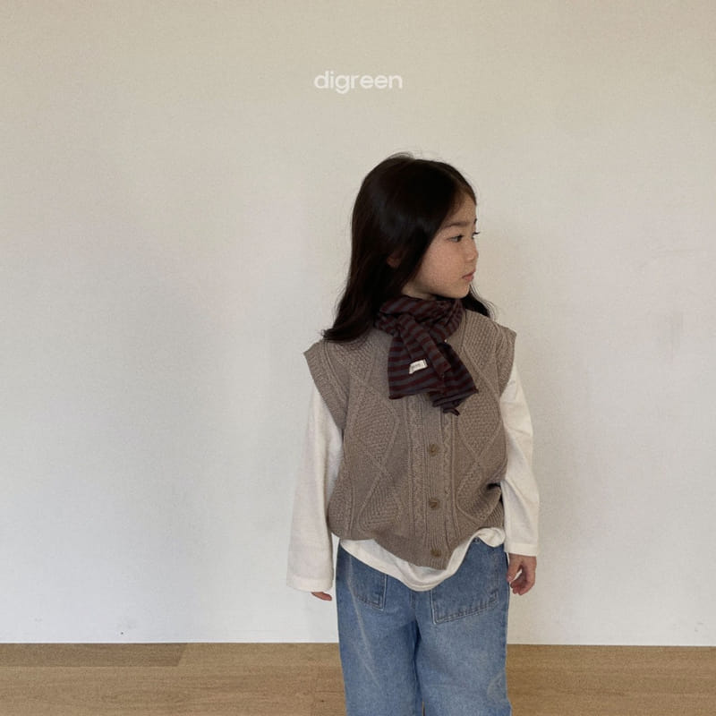 Digreen - Korean Children Fashion - #toddlerclothing - Maybe Vest