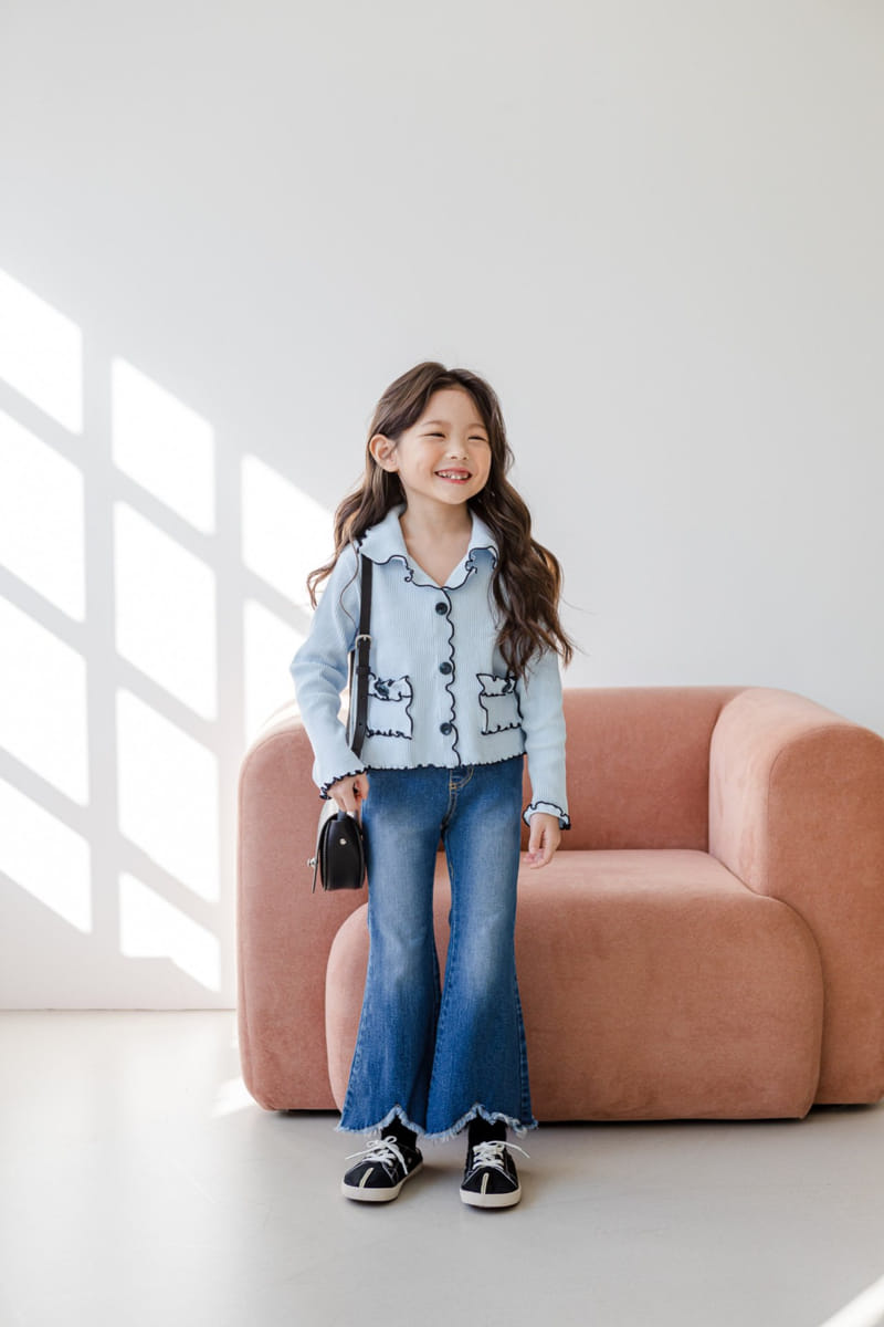 Dore Dore - Korean Children Fashion - #fashionkids - Spring Triangle Jeans - 2