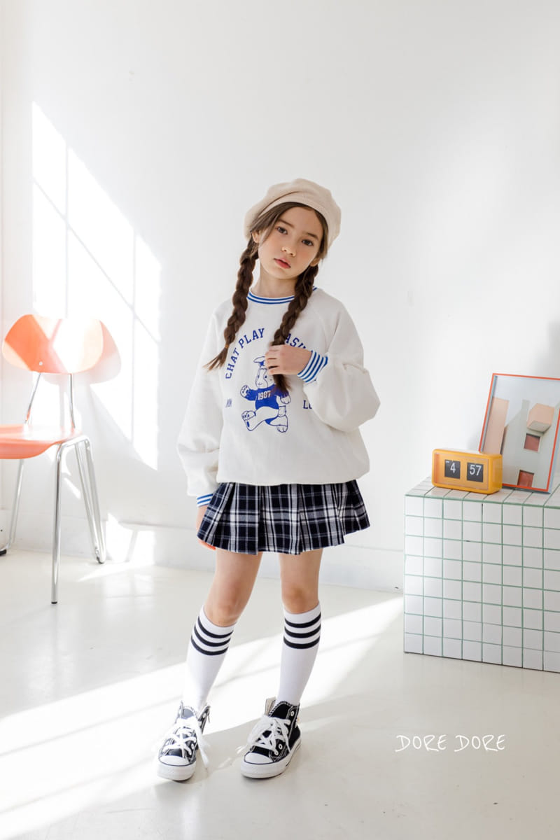 Dore Dore - Korean Children Fashion - #kidsshorts - Banana Raglan Sweatshirt - 10