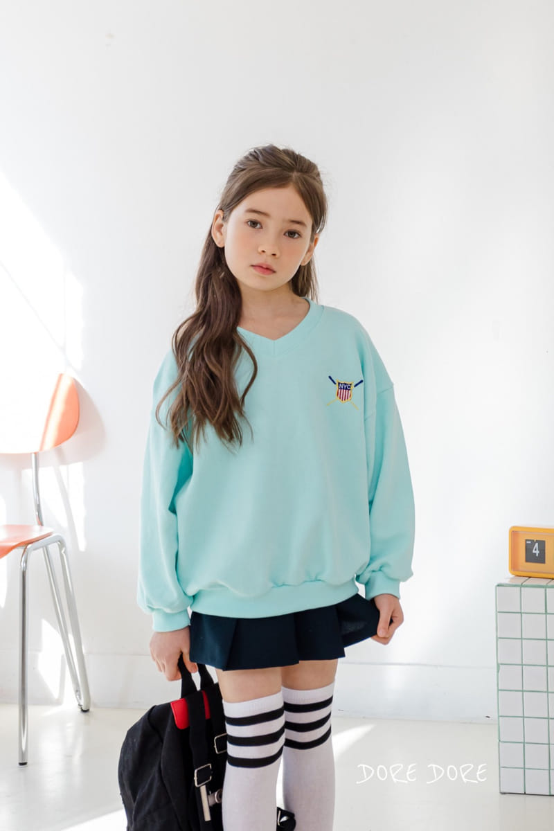 Dore Dore - Korean Children Fashion - #kidsstore - Embrodiery NYC Sweatshirt - 9