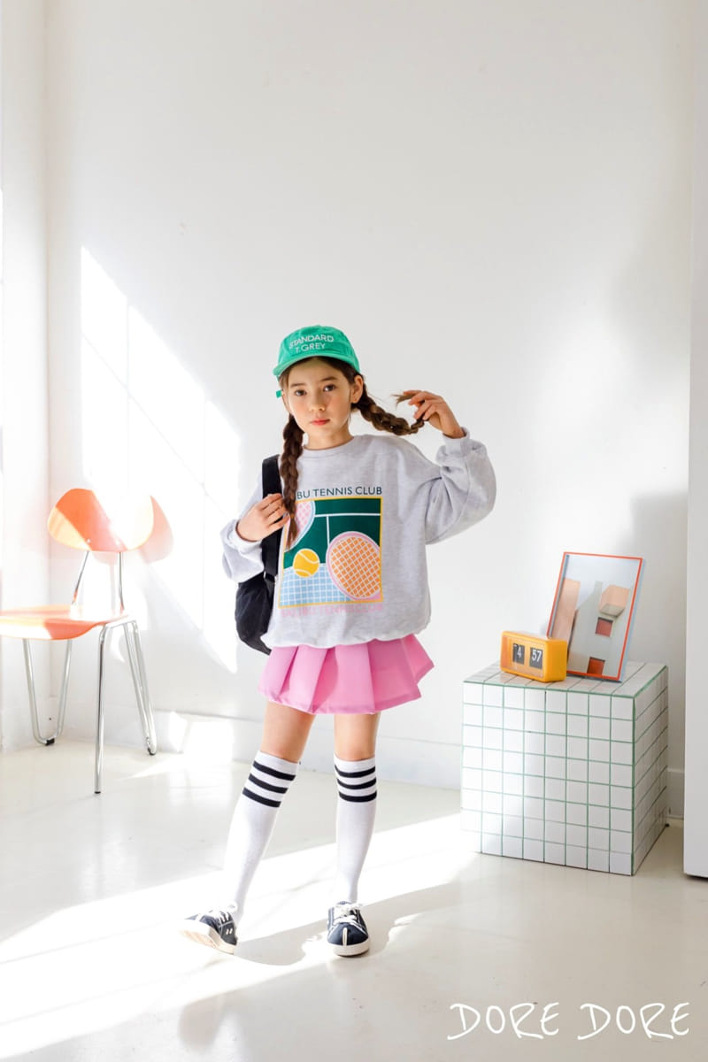 Dore Dore - Korean Children Fashion - #kidzfashiontrend - Tennis Sweatshirt - 8
