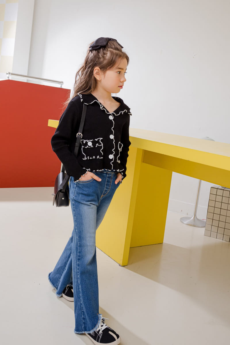 Dore Dore - Korean Children Fashion - #minifashionista - Spring Triangle Jeans - 9