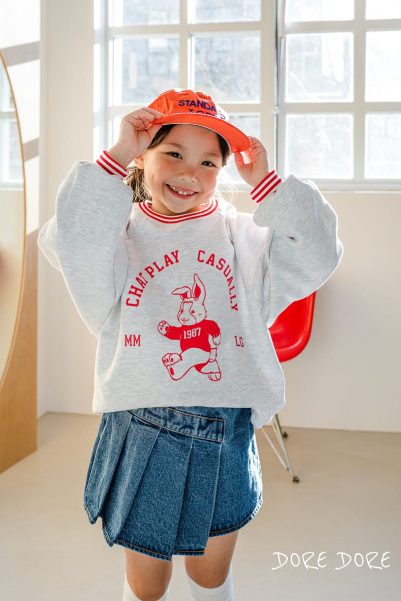 Dore Dore - Korean Children Fashion - #prettylittlegirls - Banana Raglan Sweatshirt