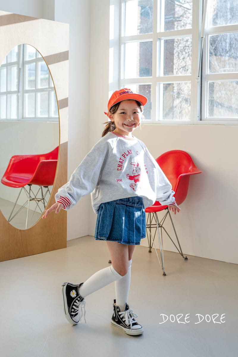 Dore Dore - Korean Children Fashion - #todddlerfashion - Banana Raglan Sweatshirt - 2