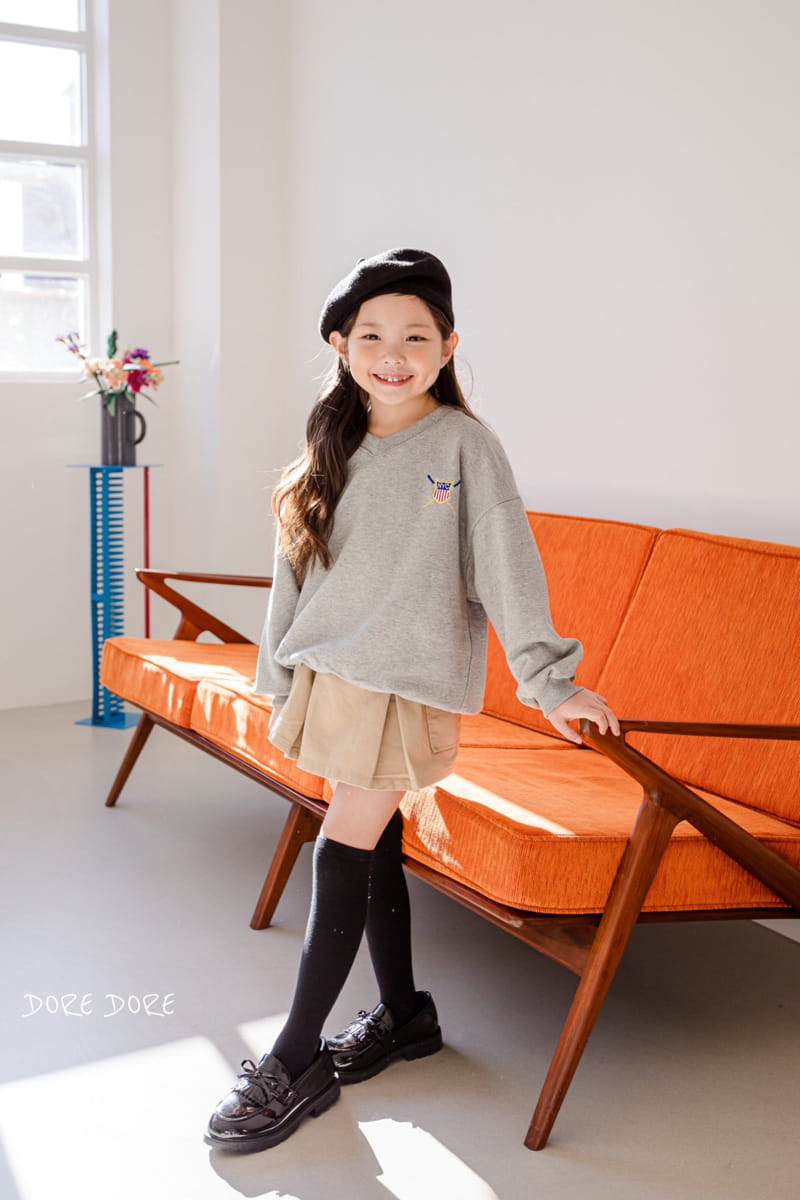 Dore Dore - Korean Children Fashion - #toddlerclothing - Embrodiery NYC Sweatshirt