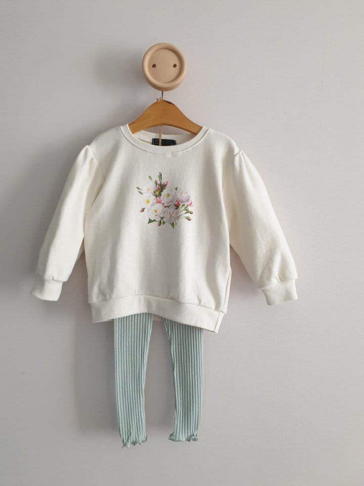 Eclair - Korean Children Fashion - #childrensboutique - Flower Sweatshirt - 6