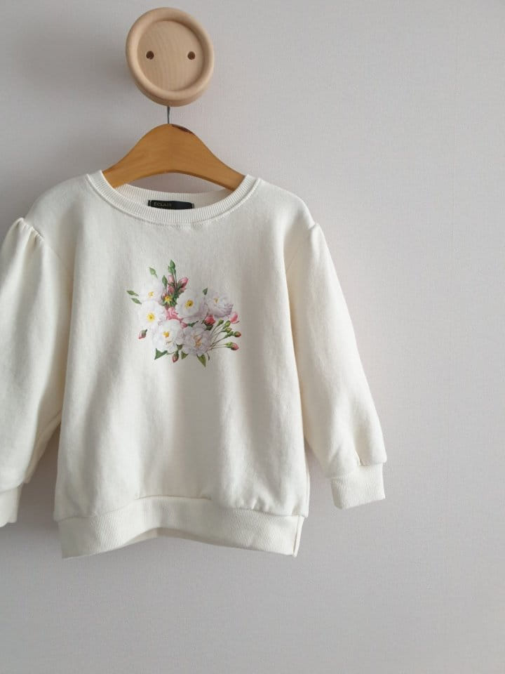Eclair - Korean Children Fashion - #magicofchildhood - Flower Sweatshirt