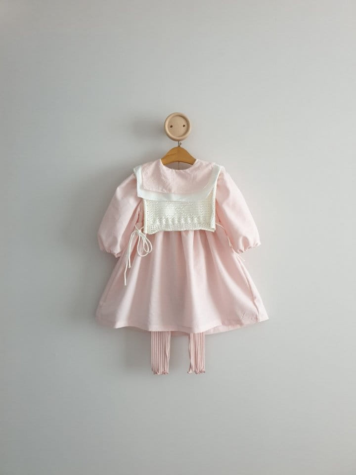 Eclair - Korean Children Fashion - #minifashionista - Blang Vest Knit Tee - 5