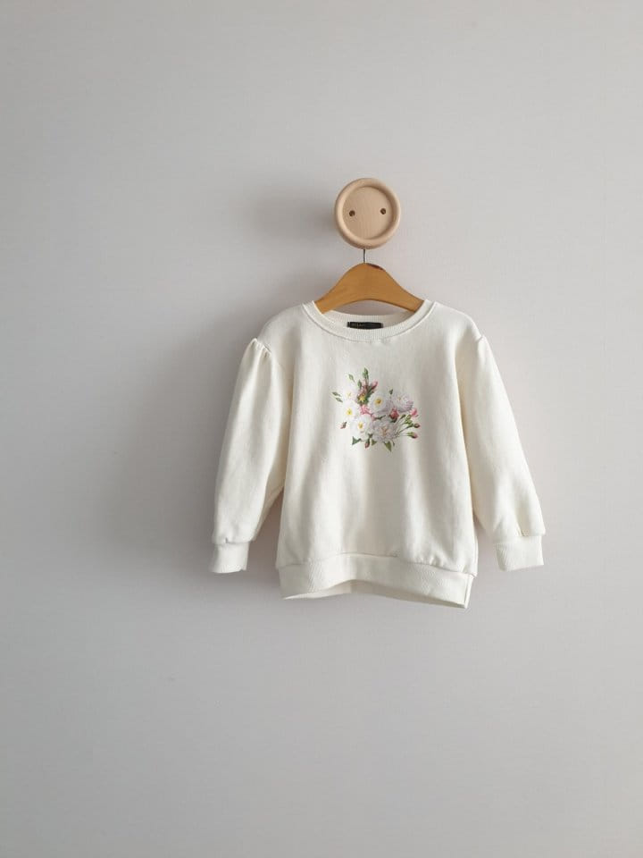 Eclair - Korean Children Fashion - #minifashionista - Flower Sweatshirt - 2