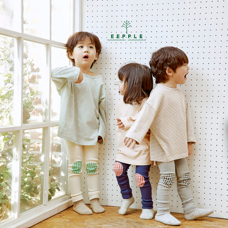 Eepple - Korean Children Fashion - #childofig - Check Rib Leggings - 5