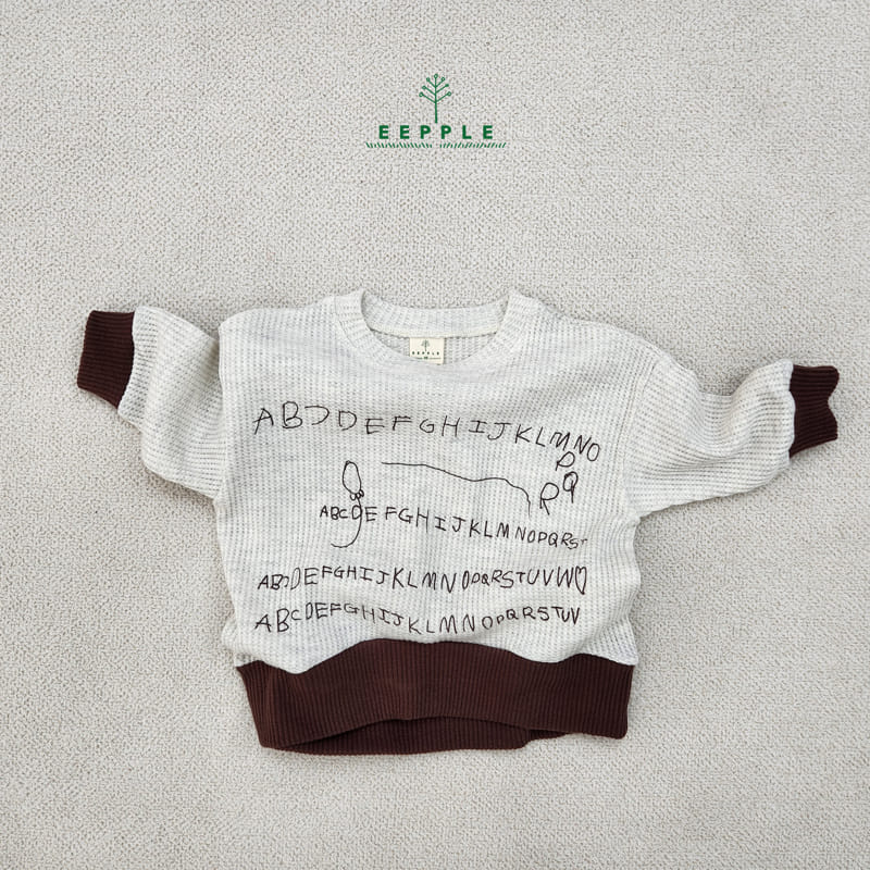 Eepple - Korean Children Fashion - #childofig - Alpabet Sweatshirt