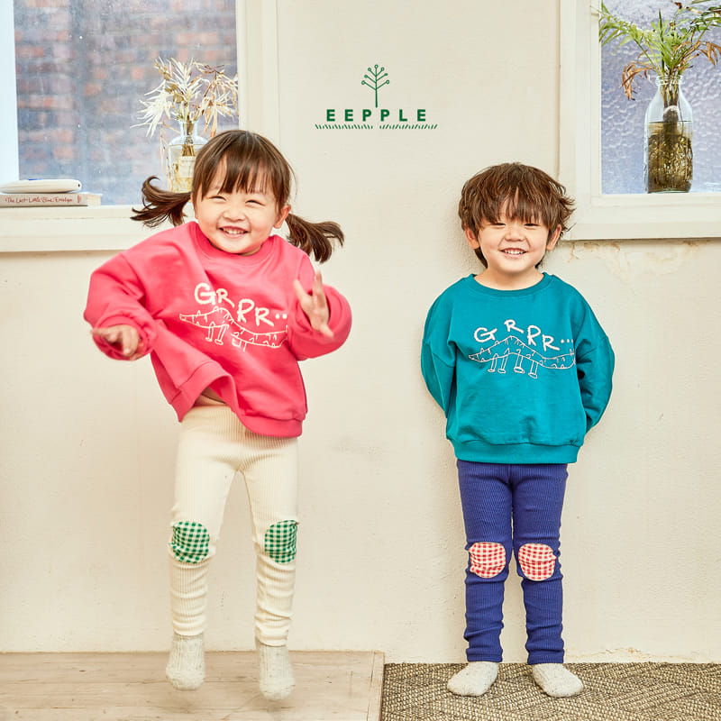 Eepple - Korean Children Fashion - #childrensboutique - Check Rib Leggings - 6