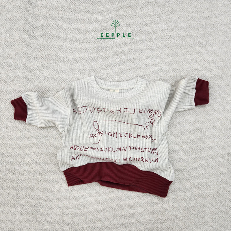 Eepple - Korean Children Fashion - #childrensboutique - Alpabet Sweatshirt - 2