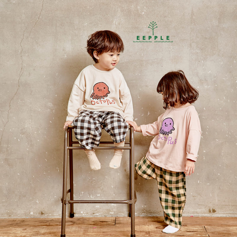 Eepple - Korean Children Fashion - #childrensboutique - Check Wide Pants - 12