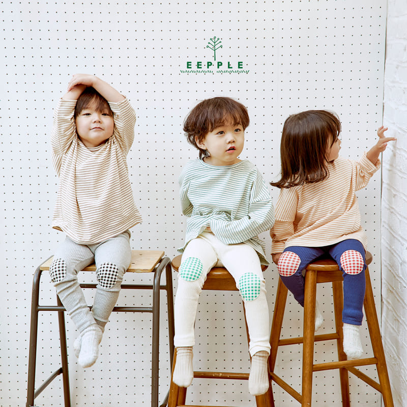 Eepple - Korean Children Fashion - #designkidswear - Check Rib Leggings - 7