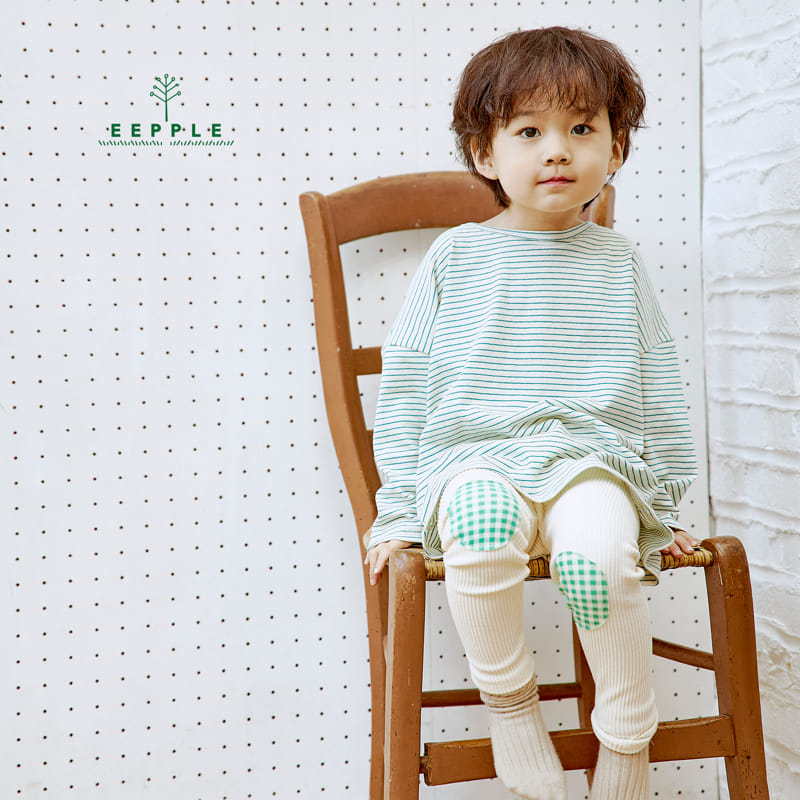 Eepple - Korean Children Fashion - #discoveringself - Check Rib Leggings - 8