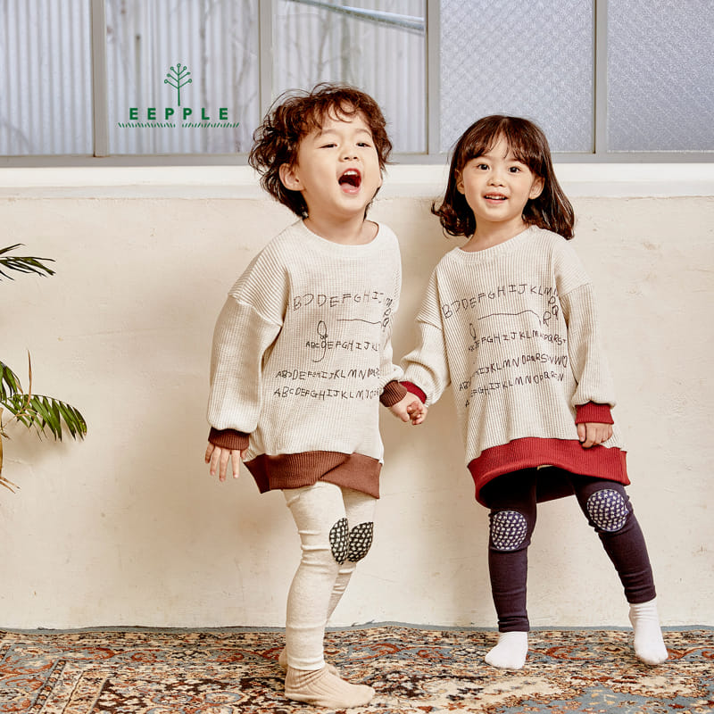 Eepple - Korean Children Fashion - #designkidswear - Alpabet Sweatshirt - 4
