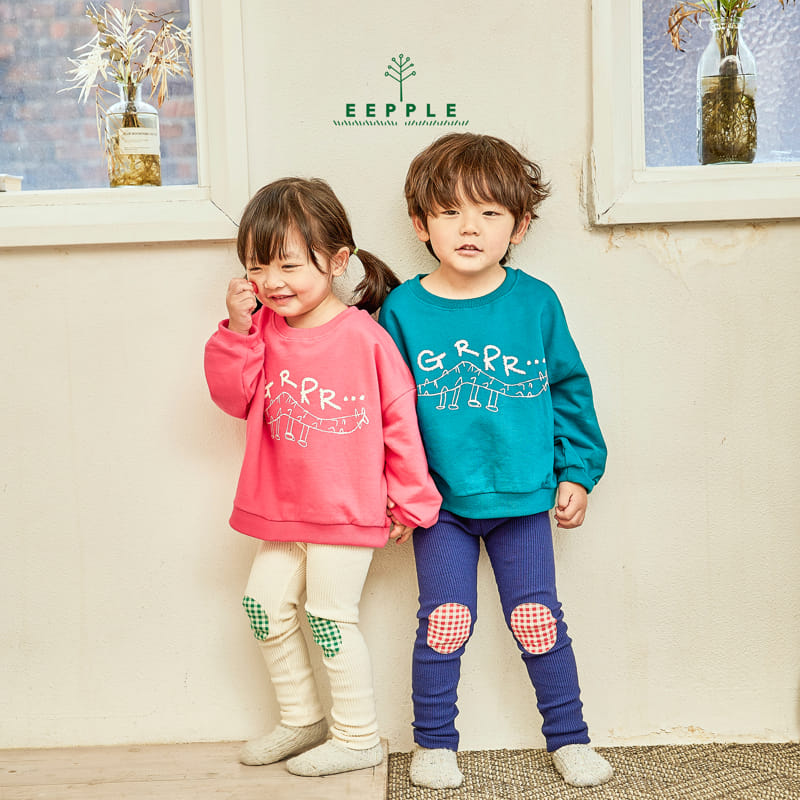 Eepple - Korean Children Fashion - #fashionkids - Check Rib Leggings - 9