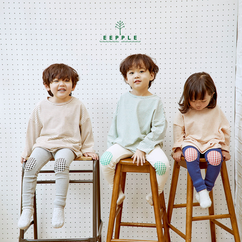 Eepple - Korean Children Fashion - #kidsshorts - Check Rib Leggings - 10