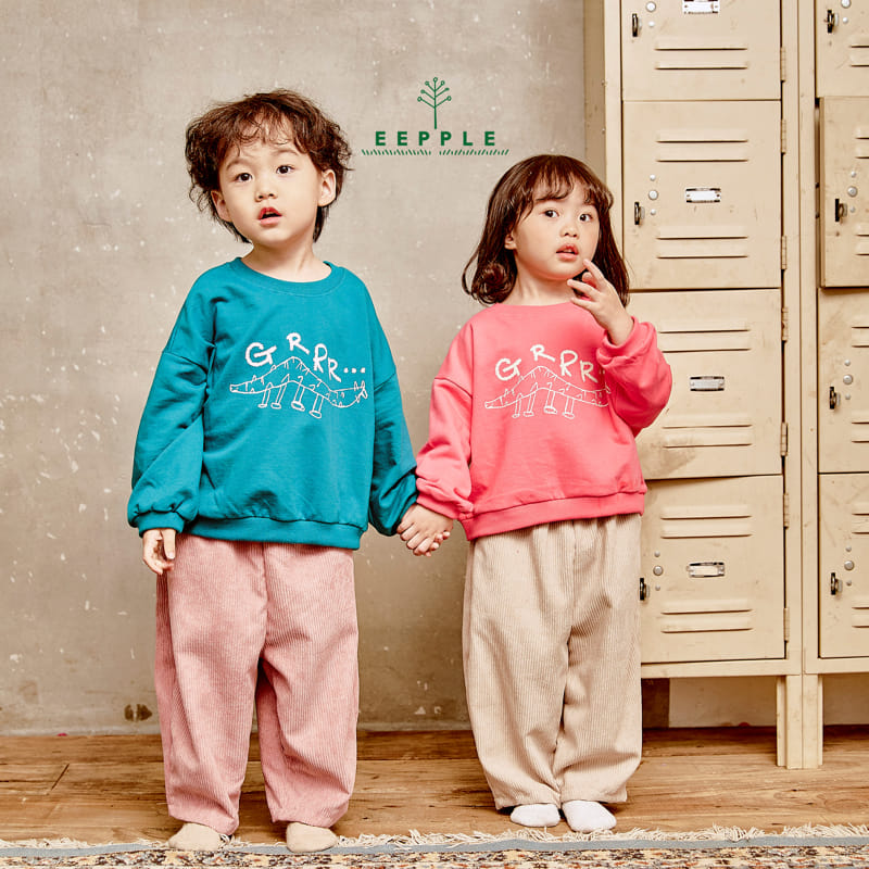 Eepple - Korean Children Fashion - #fashionkids - Dino Sweatshirt - 4