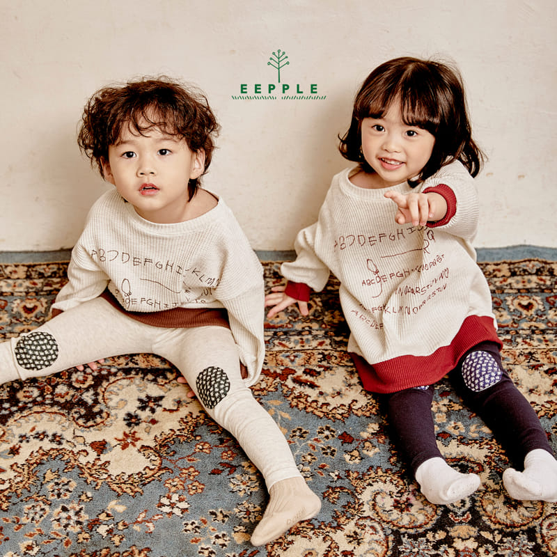 Eepple - Korean Children Fashion - #magicofchildhood - Alpabet Sweatshirt - 11