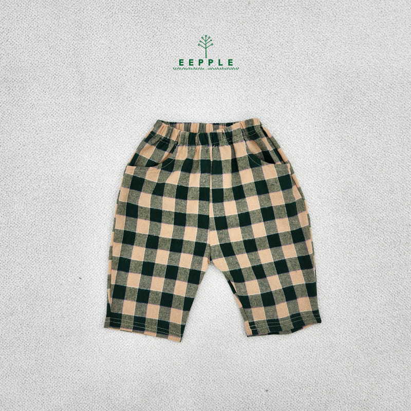 Eepple - Korean Children Fashion - #minifashionista - Check Wide Pants - 6