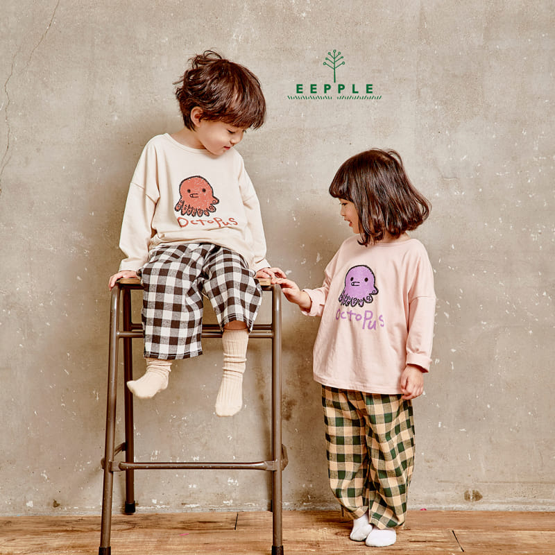 Eepple - Korean Children Fashion - #stylishchildhood - Check Wide Pants - 10