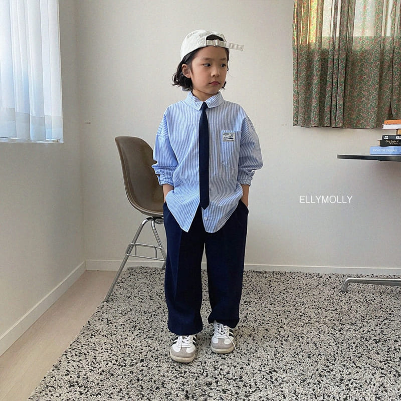 Ellymolly - Korean Children Fashion - #Kfashion4kids - Chic Wrinkle Pants - 3
