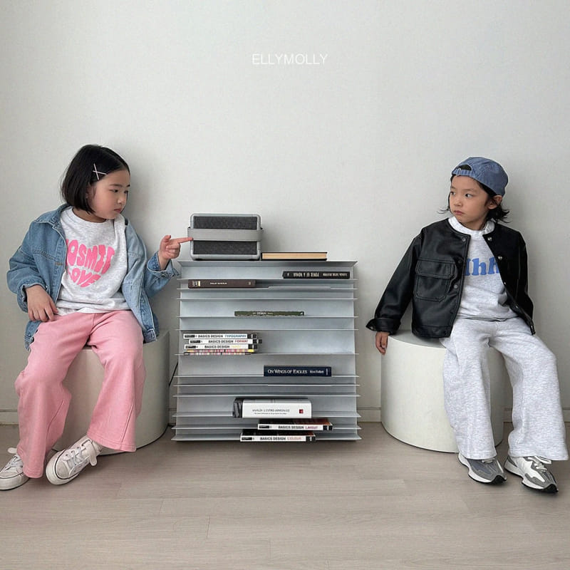 Ellymolly - Korean Children Fashion - #childofig - Love Sweatshirt - 3
