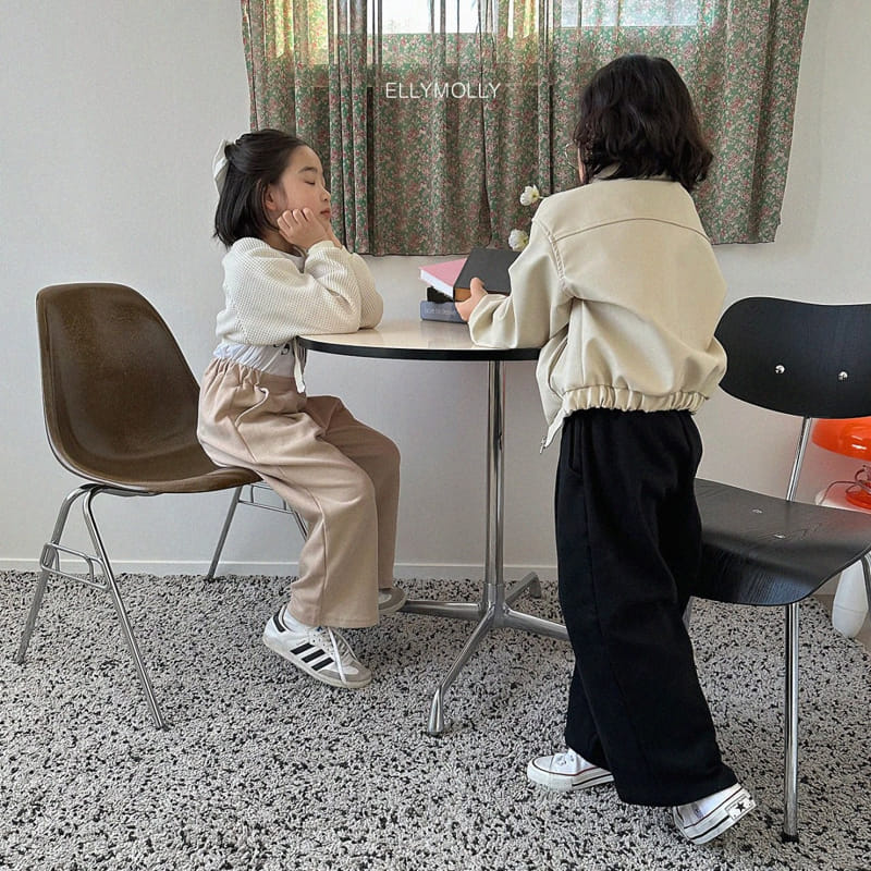 Ellymolly - Korean Children Fashion - #childofig - Eco Leather Jacket - 11