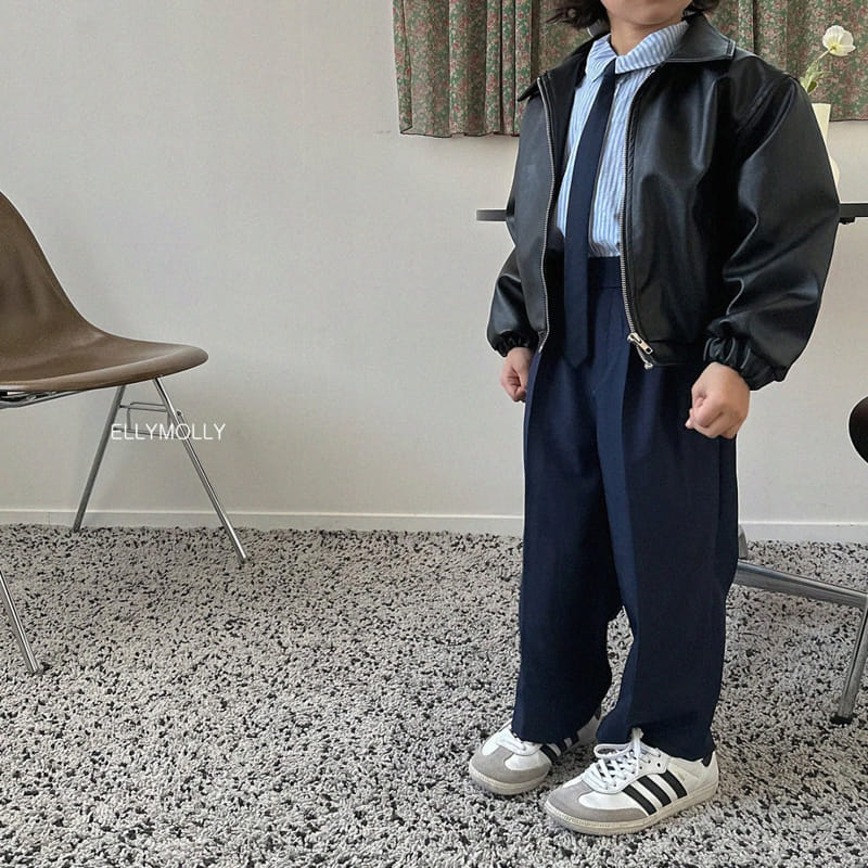 Ellymolly - Korean Children Fashion - #childofig - Chic Wrinkle Pants - 11