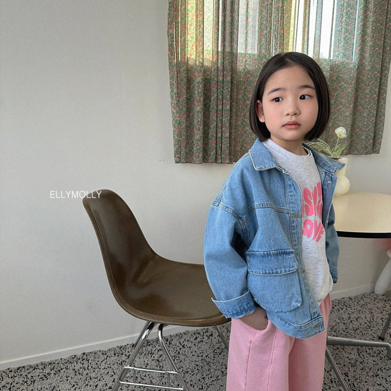 Ellymolly - Korean Children Fashion - #childofig - Love Sweatshirt - 4