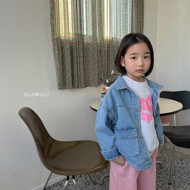 Ellymolly - Korean Children Fashion - #designkidswear - Love Sweatshirt - 5