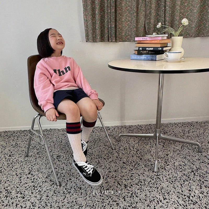 Ellymolly - Korean Children Fashion - #designkidswear - H Sweatshirt - 2