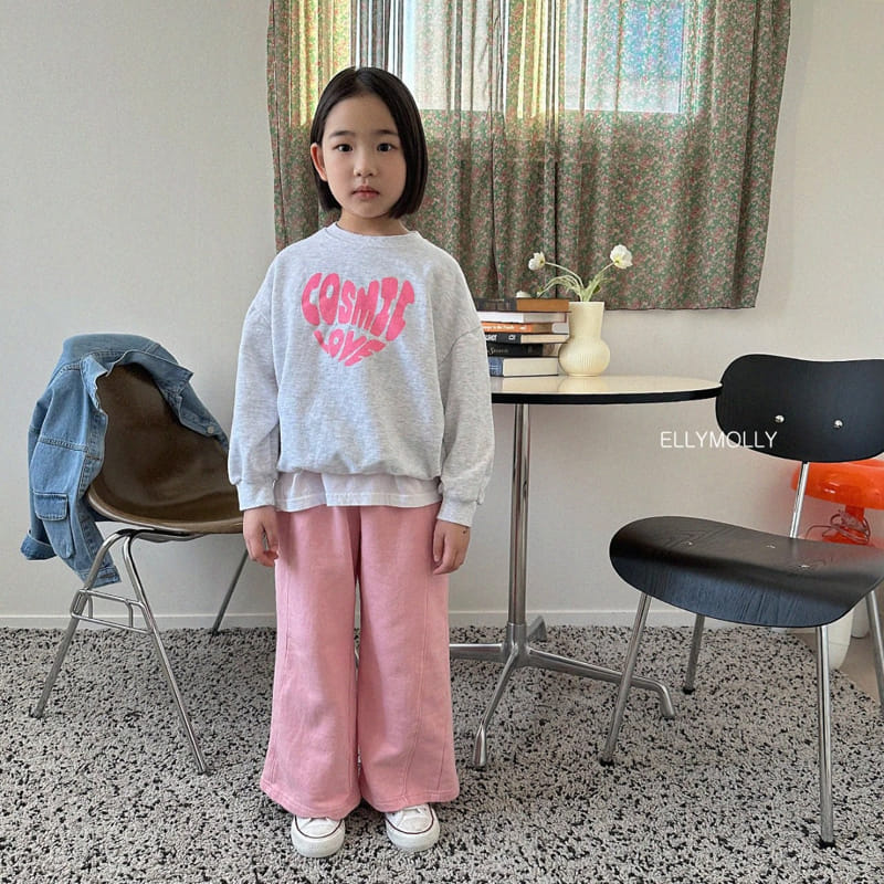 Ellymolly - Korean Children Fashion - #discoveringself - Love Sweatshirt - 6