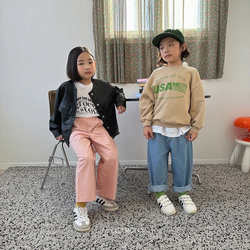 Ellymolly - Korean Children Fashion - #fashionkids - Volume Jeans - 11