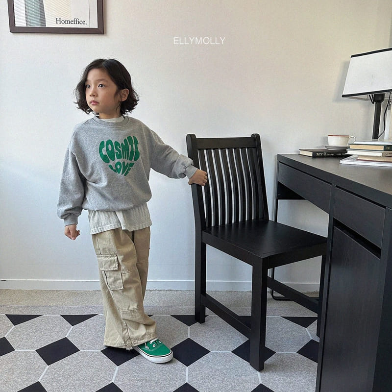Ellymolly - Korean Children Fashion - #littlefashionista - Love Sweatshirt - 12
