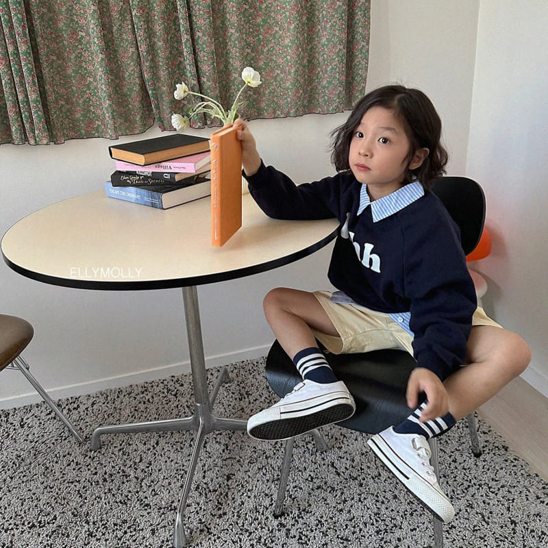 Ellymolly - Korean Children Fashion - #littlefashionista - H Sweatshirt - 9