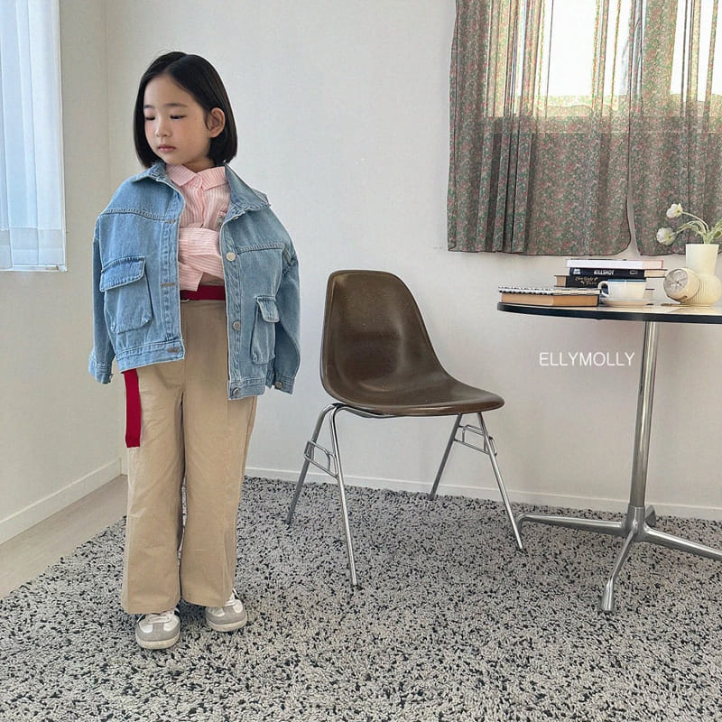 Ellymolly - Korean Children Fashion - #littlefashionista - Chino Wrinkle Pants - 3