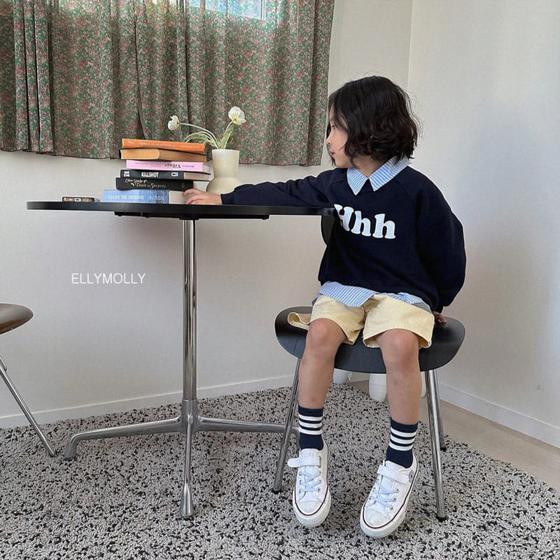 Ellymolly - Korean Children Fashion - #magicofchildhood - H Sweatshirt - 10