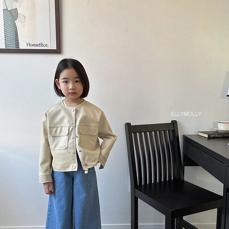 Ellymolly - Korean Children Fashion - #magicofchildhood - Slit Wide Jeans - 2