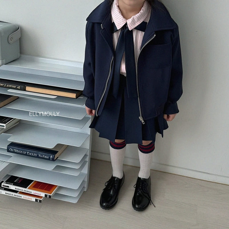 Ellymolly - Korean Children Fashion - #minifashionista - School Jacket - 3