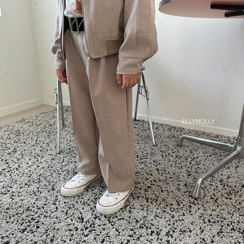 Ellymolly - Korean Children Fashion - #minifashionista - Chic Wrinkle Pants - 6