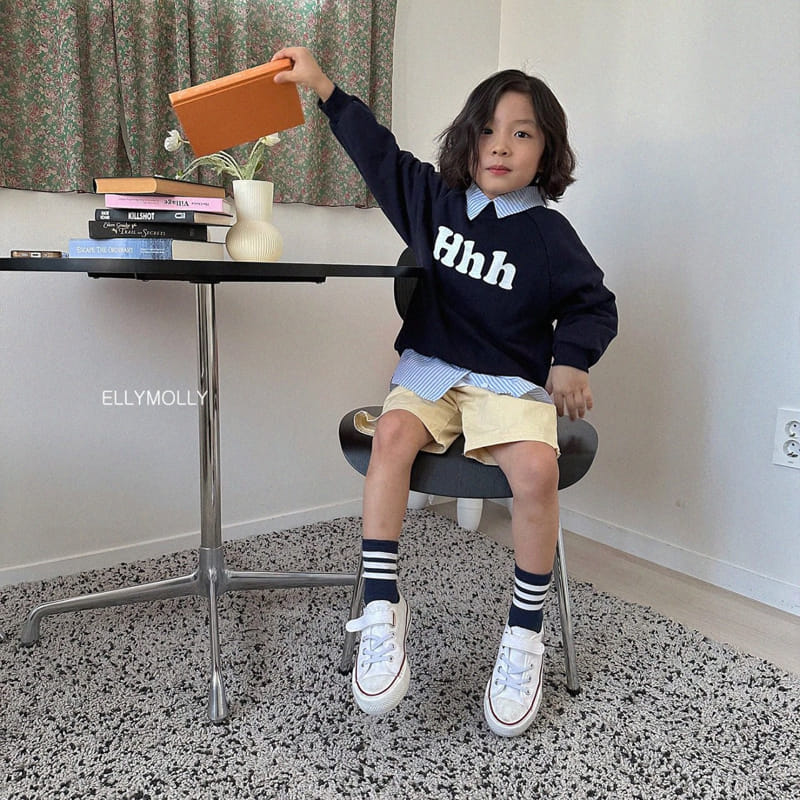 Ellymolly - Korean Children Fashion - #prettylittlegirls - H Sweatshirt - 12