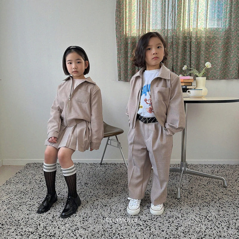 Ellymolly - Korean Children Fashion - #prettylittlegirls - Chic Wrinkle Pants - 7