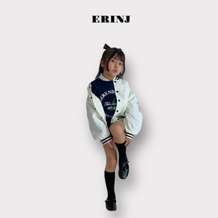 Erin J - Korean Children Fashion - #kidzfashiontrend - Blouson Jacket Ivory - 4