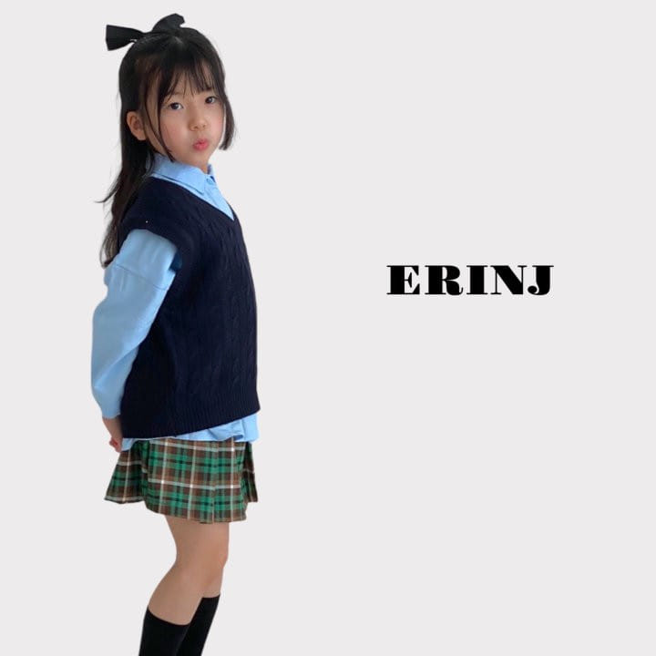 Erin J - Korean Children Fashion - #designkidswear - Twist Knit Vest - 2