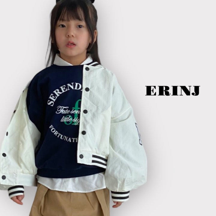 Erin J - Korean Children Fashion - #kidzfashiontrend - Blouson Jacket Ivory - 3