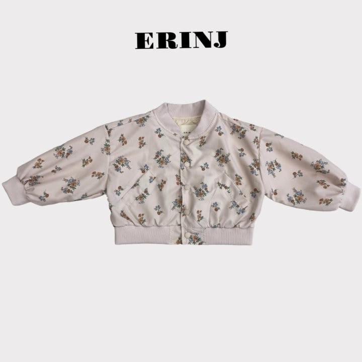 Erin J - Korean Children Fashion - #kidzfashiontrend - Blouson Jacket Flower